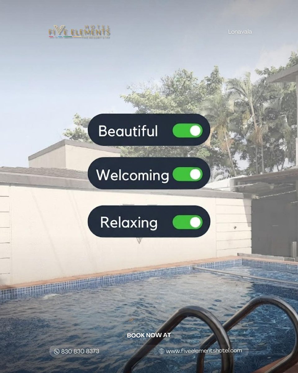 ConnieBeacwa's tweet photo. Relaxation isn’t a luxury—it’s essential. Enjoy a refreshing pool, peaceful ambience, and comfortable stay in Varsoli, Lonavala. Book through your preferred platform or call +91 83083 08373. https://t.co/RqSIEiUnjA