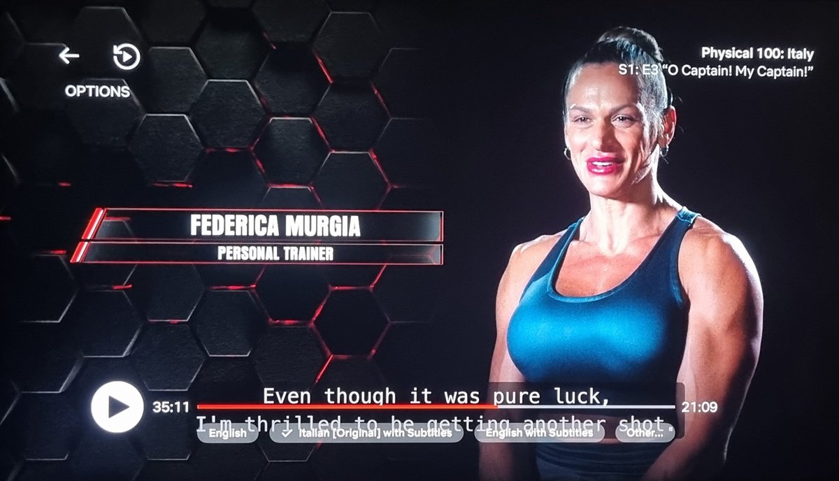 maeke_davids's tweet photo. This is what you call a cat with 9 lives. She keeps getting eliminated and then gets another shot. 🤣🤣🤣🤣🤣🤣 I laughed so hard when I saw this lol. Love her though. I hope they made more than one torso for each person. 😂 #Physical100Italy #netflix https://t.co/BLGr0yqtct
