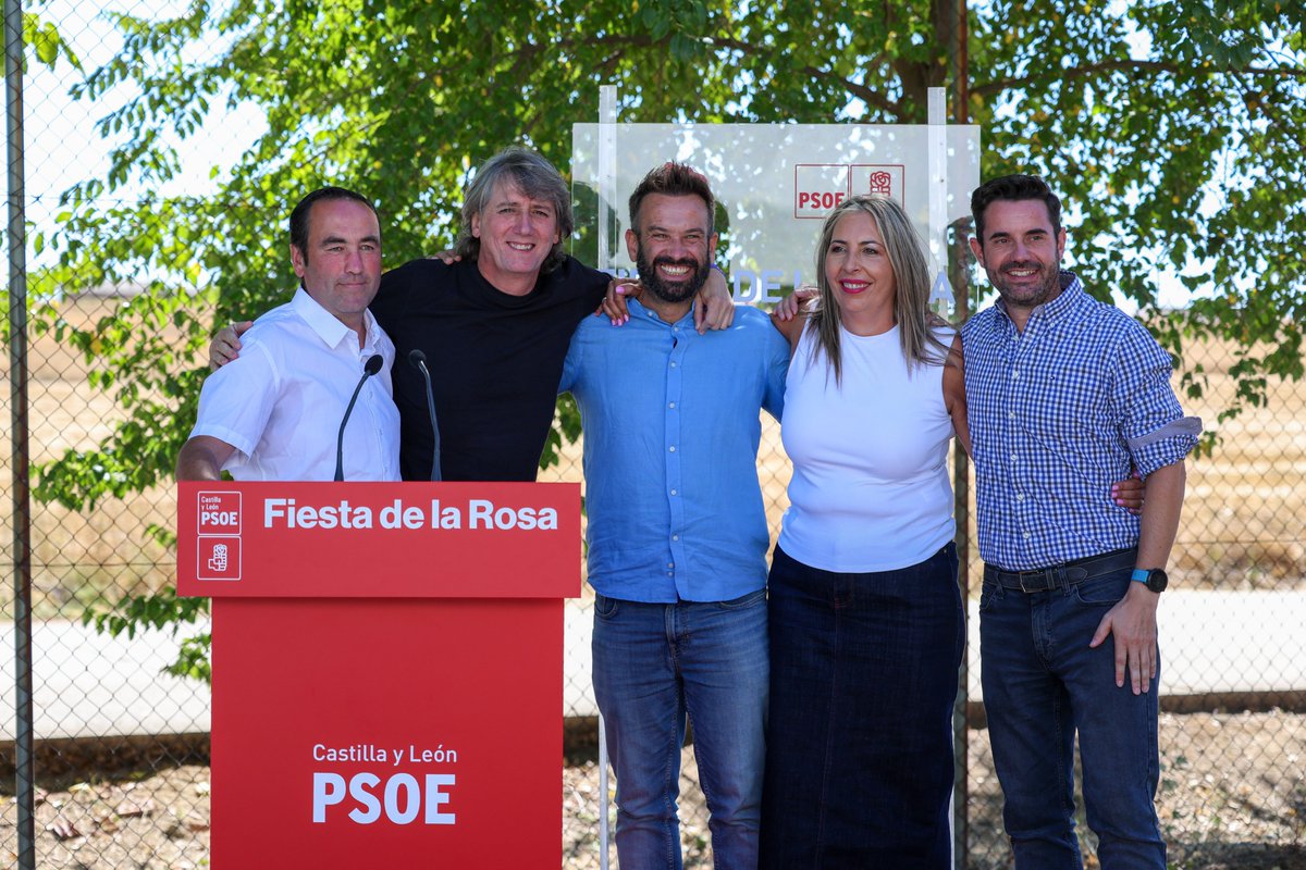 cmmsoria's tweet photo. Celebramos junto a los vecinos y vecinas de Fuentes de Ropel (Zamora) la 20 Fiesta de la Rosa del PSOE de Benavente. 

Una jornada de convivencia y unión para iniciar el curso político con la fuerza necesaria para recuperar y consolidar alcaldías en la provincia de Zamora. https://t.co/p6Surwme59