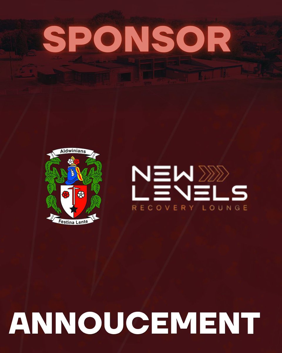 aldwinians_rufc's tweet photo. 📢 SPONSORSHIP ANNOUNCEMENT 📢

We’re delighted to welcome New Levels Recovery Lounge as an Aldwinians RUFC sponsor! ❤️🤍

We’re looking forward to working together throughout the season! 🏉

#AldwiniansRUFC #NewLevels #Recovery #Sponsorship #Audenshaw #Tameside #GrassrootsRugby https://t.co/83IXvHwtZk