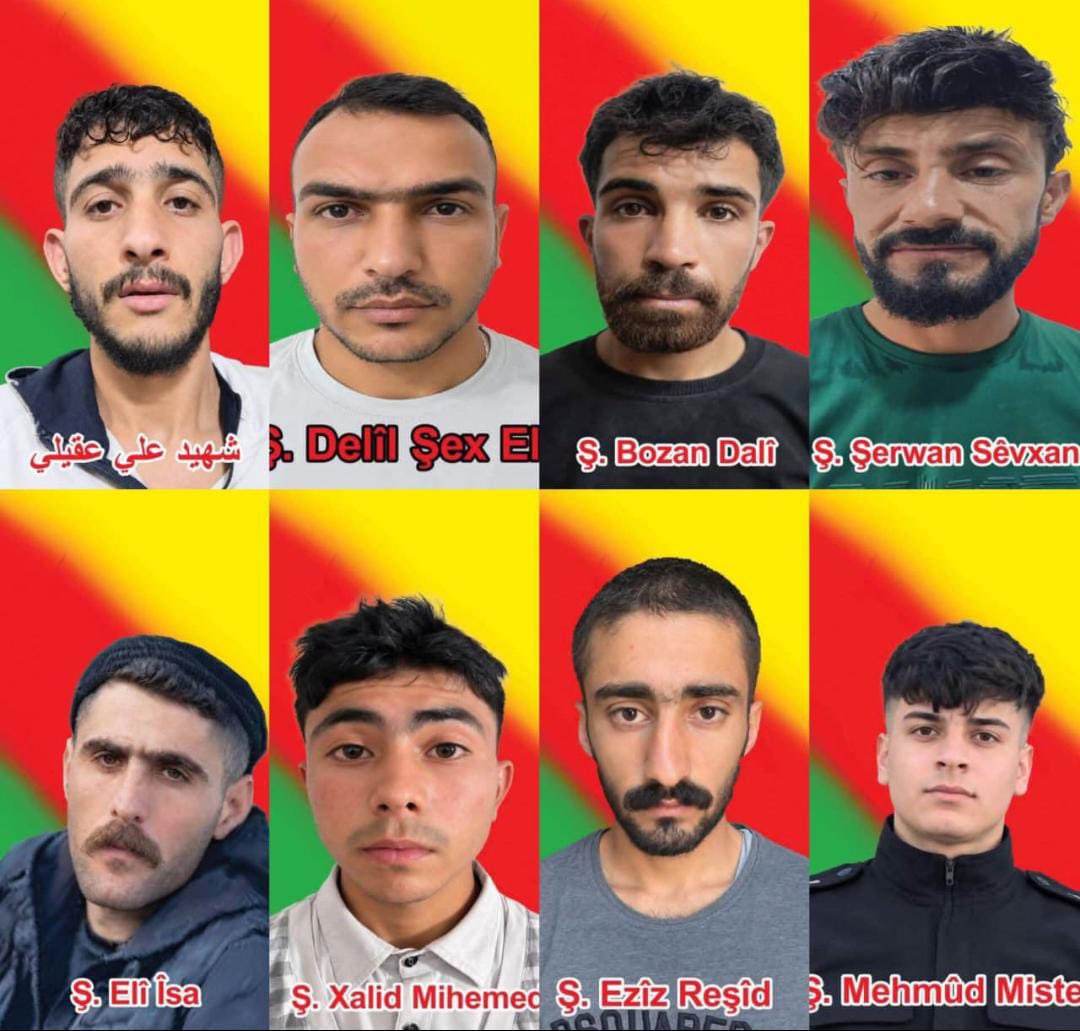 Basel_Shekho21's tweet photo. صور جميع شهداء حادثة الحـ ـرق في سجن كوباني 💔 https://t.co/5iRI1mtih5