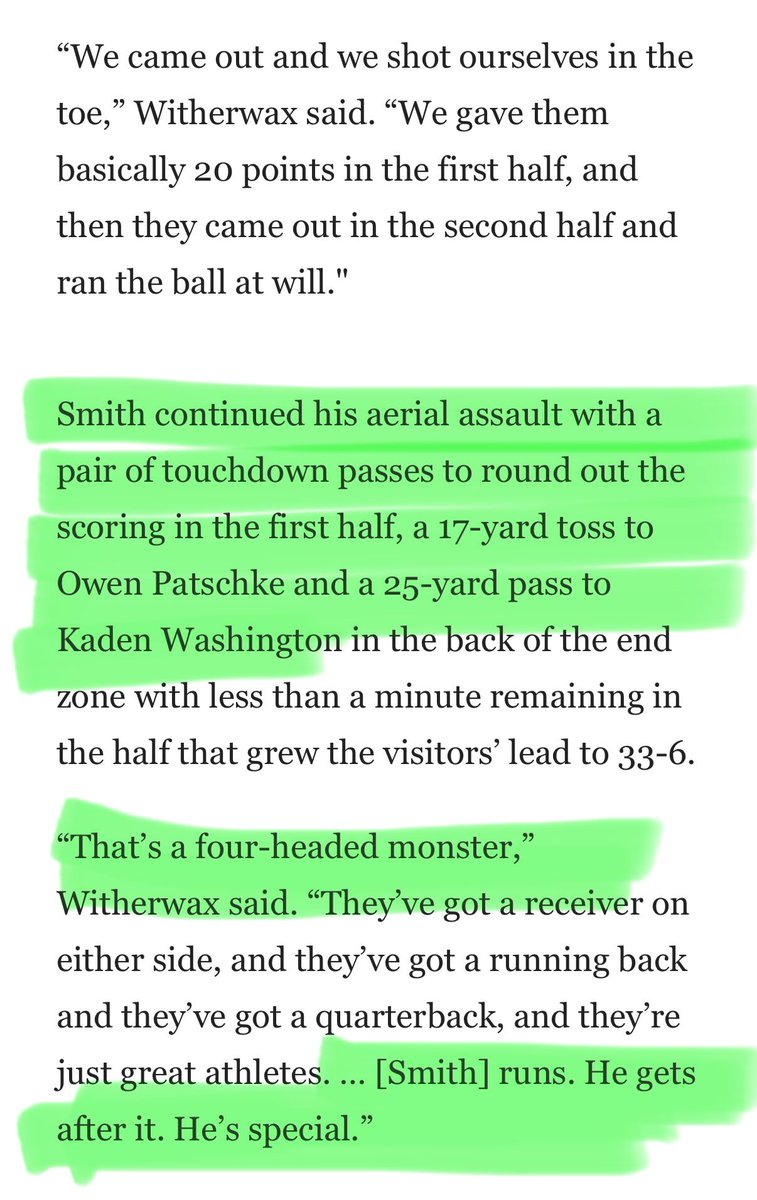 ChrisSBSmith's tweet photo. Still adjusting to the starting role, but with high praise like this, I’m pretty sure my team (and I) have BIG THINGS coming on the horizon.  #LetsGo #JustGettingStarted @JimTurner_OL @mfarrellsports @TheJakeWeese @_Cward_ @coach_muhl @GarrettKogan @CutterPBSmith https://t.co/1JnkfdrP2o