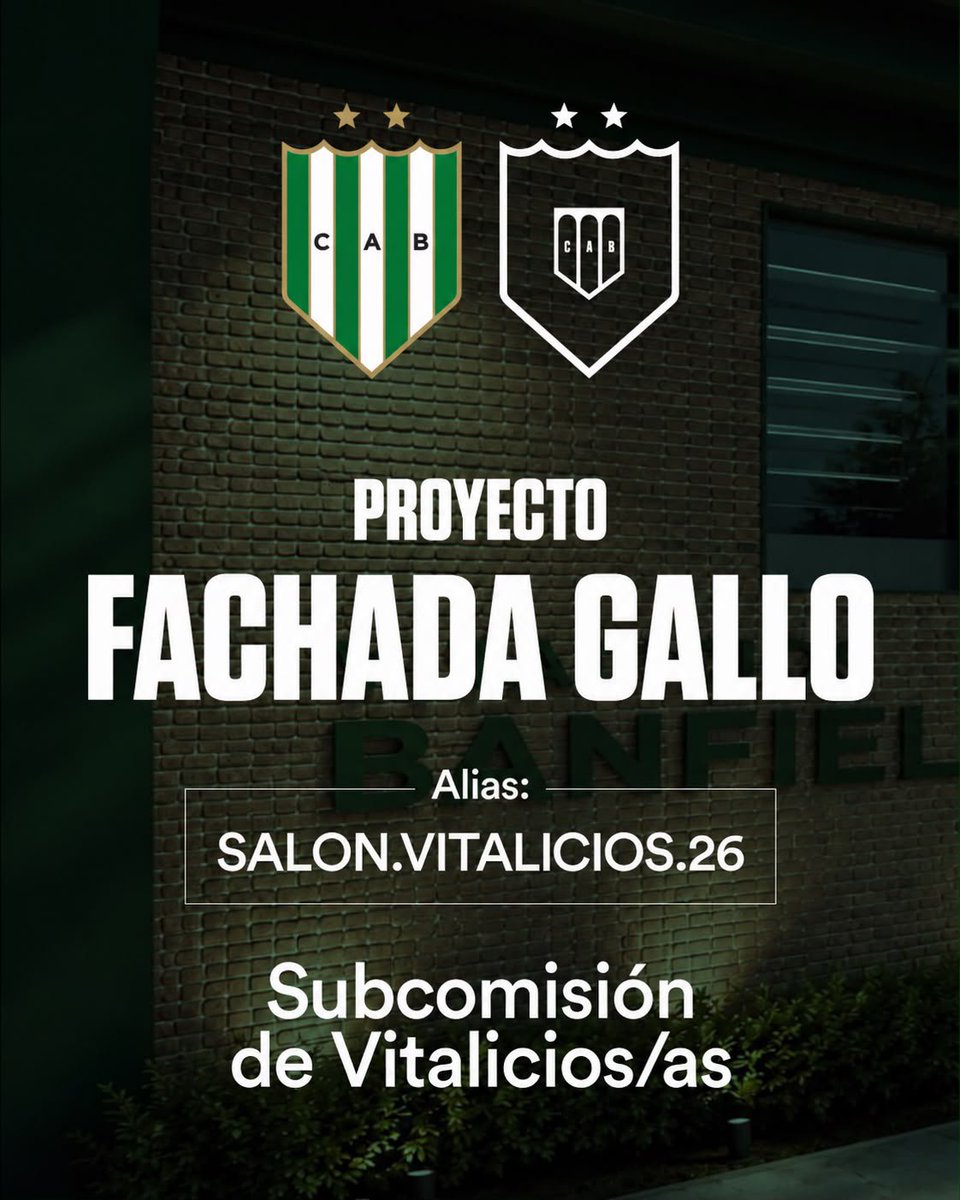 Vitabanfield's tweet photo. #Banfield
Todo aquel que done, podra auditar lo que se recauda, cada 15 dias. https://t.co/5EFogvbe0z
