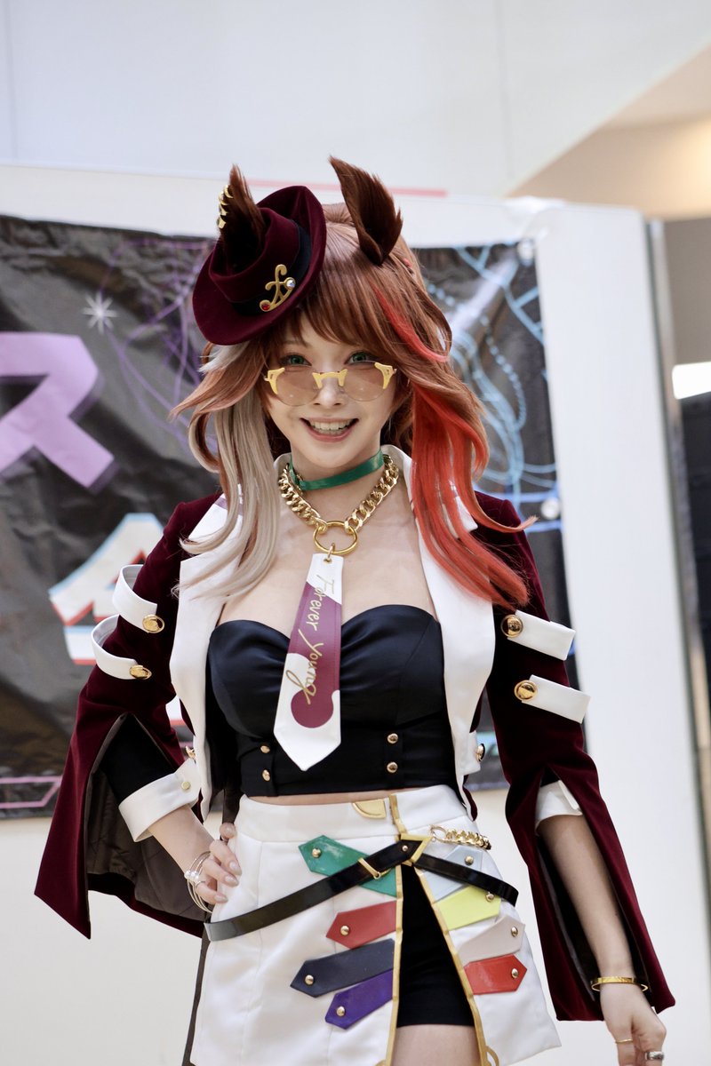 yasu_7060's tweet photo. 「ゆめコス2026」1日目に撮らせてもらいました！

ウマ娘／フォーエバーヤング

特別ゲストコスプレイヤー
シスル様 ( @sithle011 )

ハートもやってもらえて感動でした😭
等身大パネルにはサインもありますので見て下さい！

２日目も楽しみにしています✨

#ゆめコス2026 #ゆめコス #シス姉 https://t.co/OXii49j4i2