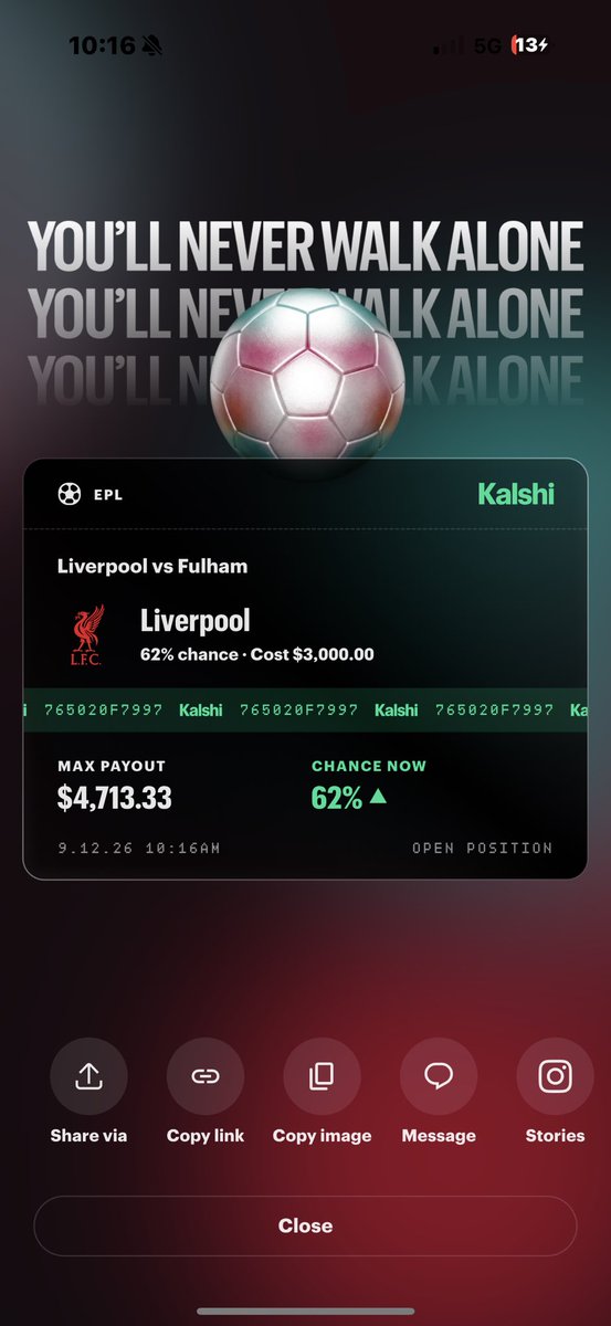 CaptMoneyline's tweet photo. Soccer 3k play
Liverpool ML https://t.co/1xRGM2w6hd