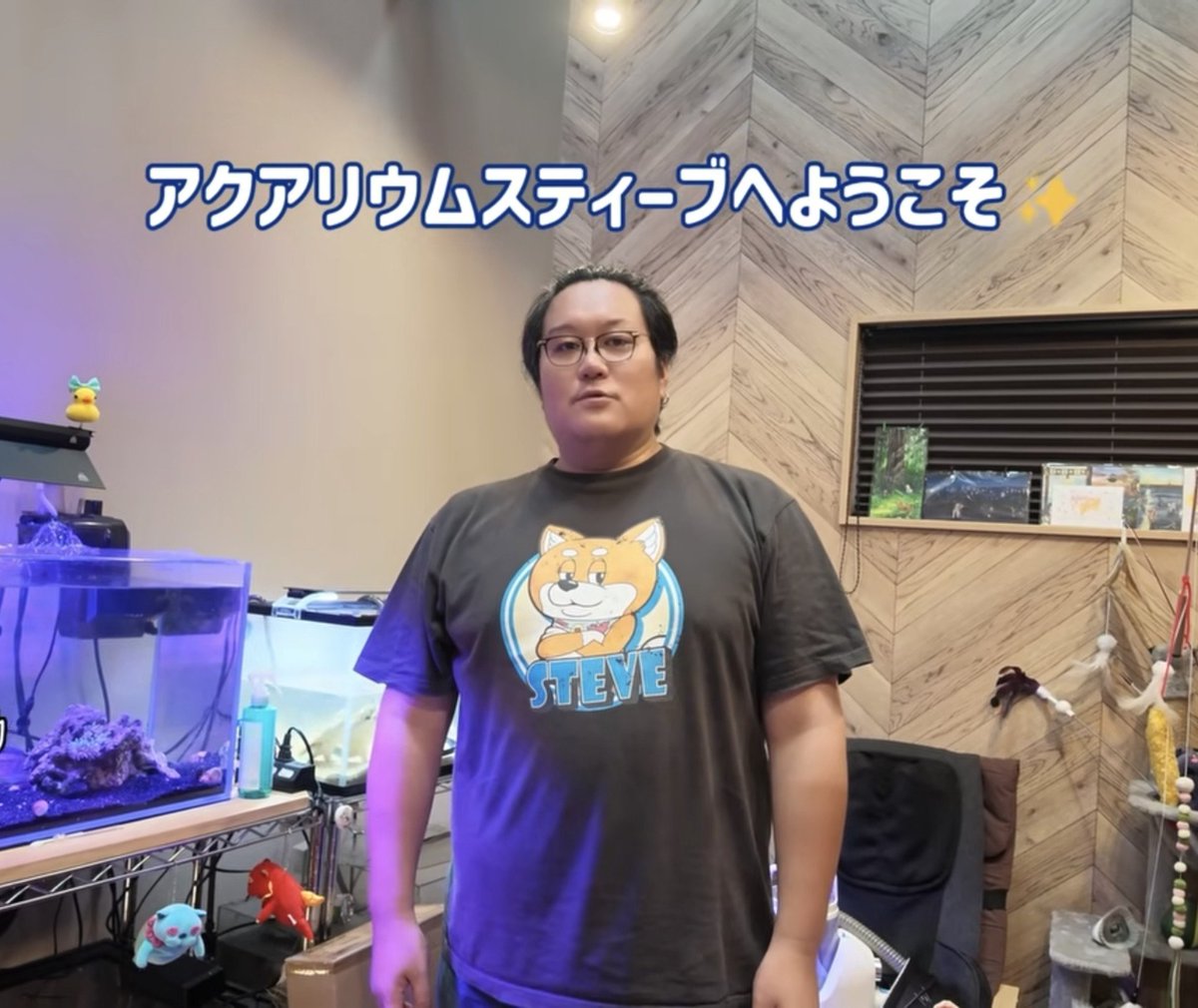 TomoakiOga's tweet photo. アクアリウムスティーブへようこそ。
(訪れた覚えが無い件) https://t.co/KyuqQOeB3Q