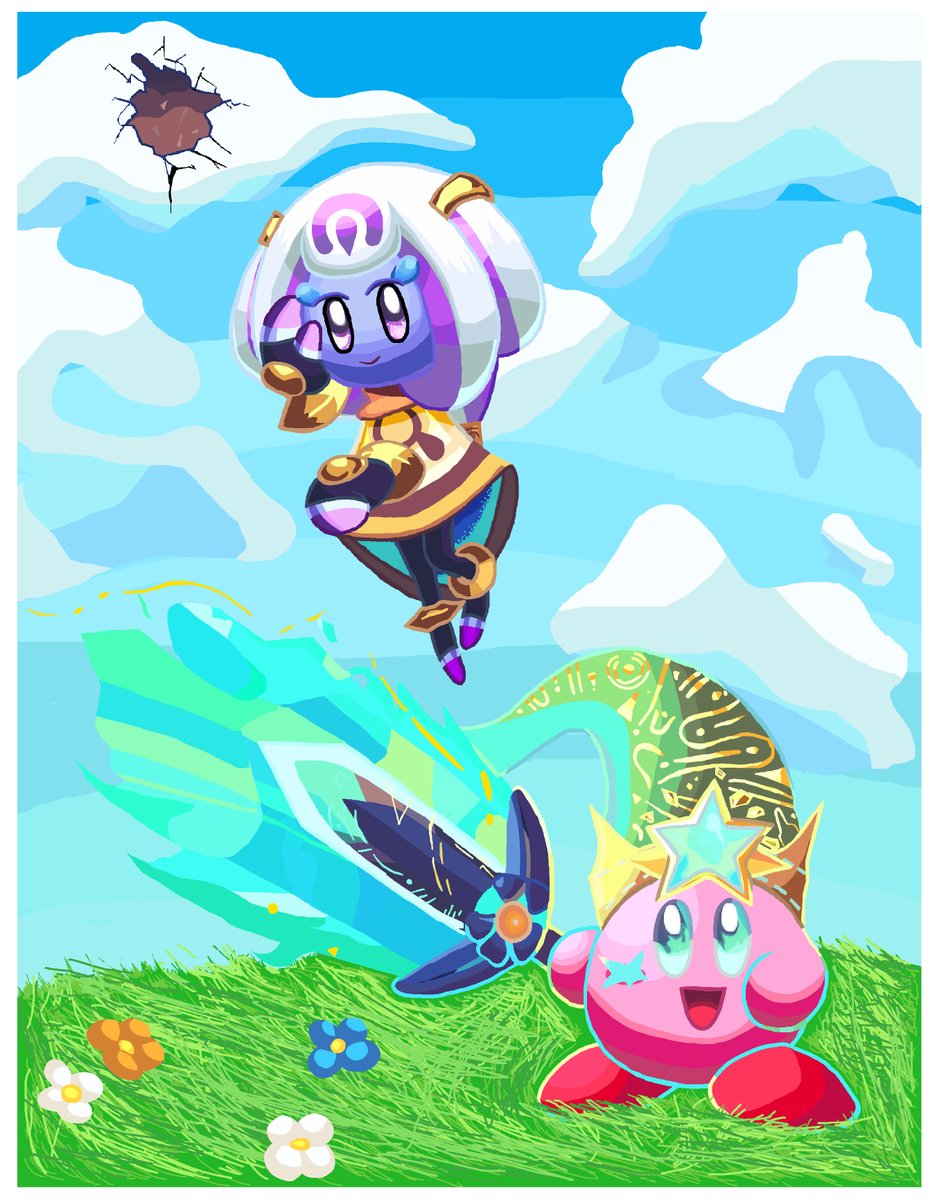 sprunkzy's tweet photo. NEW KIRBY GAME BABY I'M SO EXCITEDDDD

#kirby #kirbyandtheworldbeyond #mspaint https://t.co/RK146rcuPJ