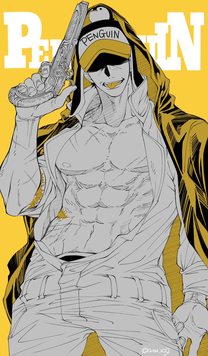 ami_i09's tweet photo. 人気順は🏴‍☠️🐧(夢と並べた絵以外だとこれ✌️) https://t.co/J1fkUoXXXl