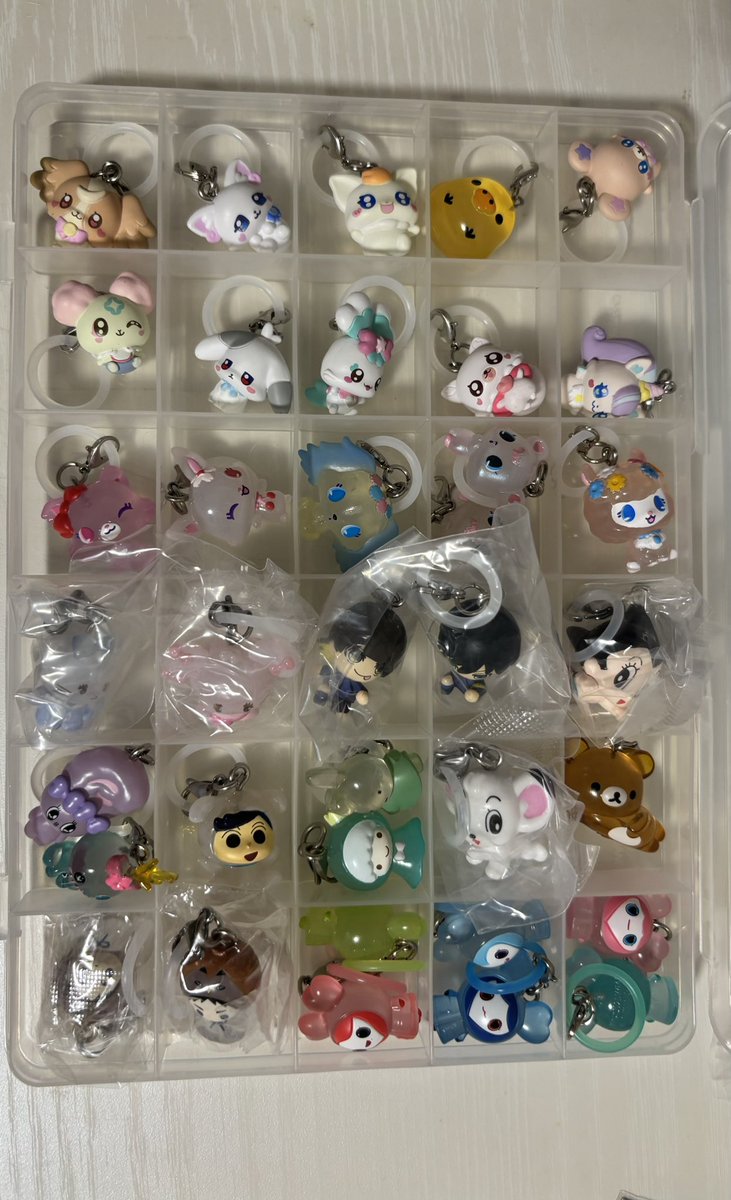 dnwhgl_17's tweet photo. ガチャ　めじるしアクセサリー　キーホルダー サンリオ プリキュア ジュエルペット 譲渡・買取・交換

譲）画像のもの

求）定価＋送料
      ものにより定価~になります

・纏めての方優先
・郵送のみ📮

お気軽にお声掛けください🙇🏻‍♀️ https://t.co/7RFDuIeAy4
