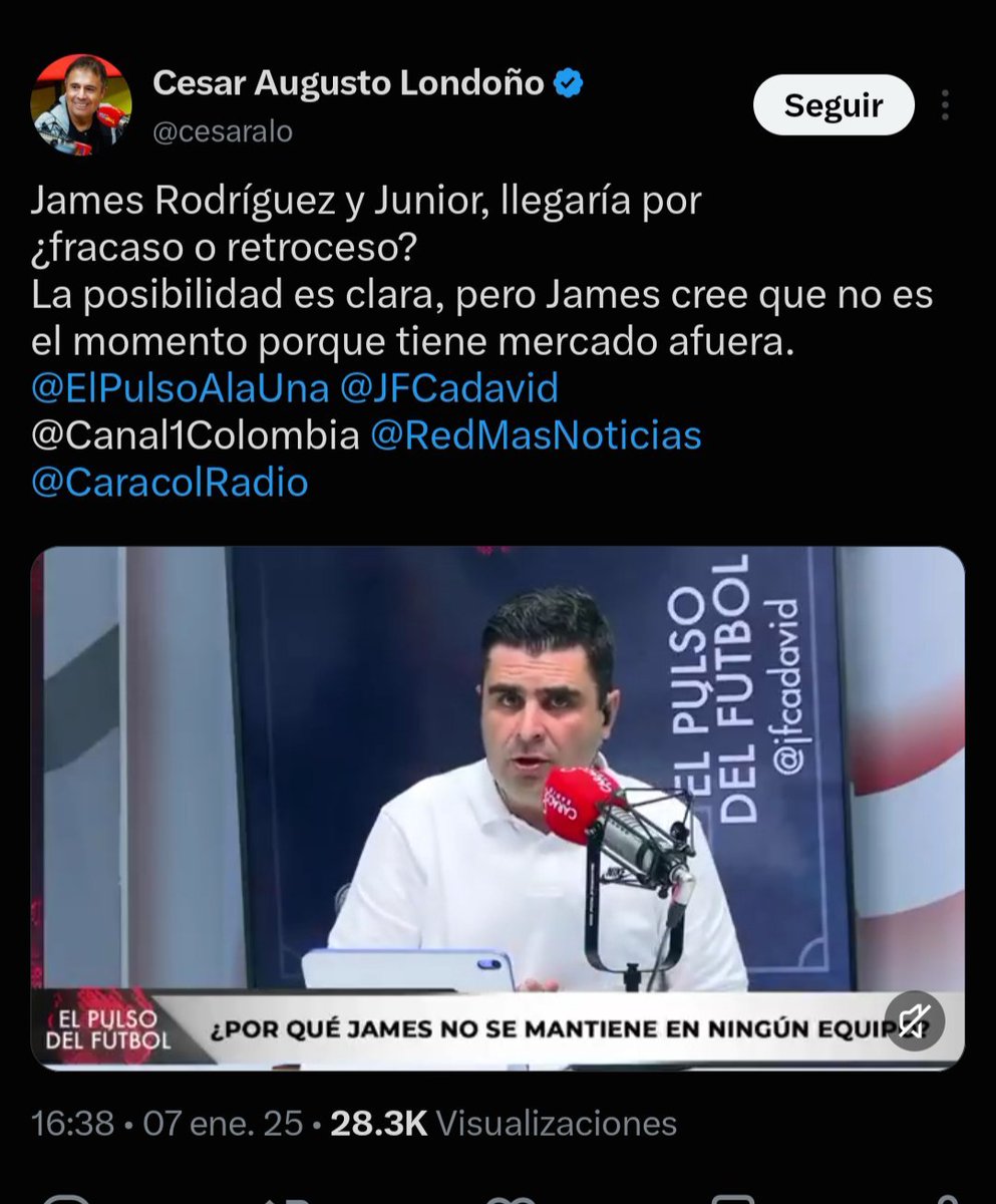 DonCorleoneBETS's tweet photo. Aquí un ejemplo de periodismo prepago, James Rodriguez es un caso de estudio. https://t.co/y7AokujkLO
