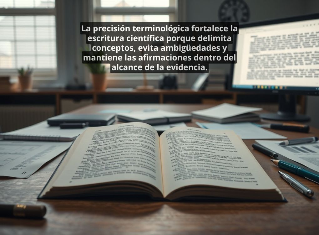 escrituracienti's tweet photo. Una palabra imprecisa puede cambiar el sentido de una investigación. La precisión terminológica protege conceptos, evidencia y conclusiones. 🔬📚 #EscrituraCientifica #ComunicacionCientifica #RedaccionAcademica https://t.co/f3sc4Ji1WN https://t.co/dj1dtkNFnm