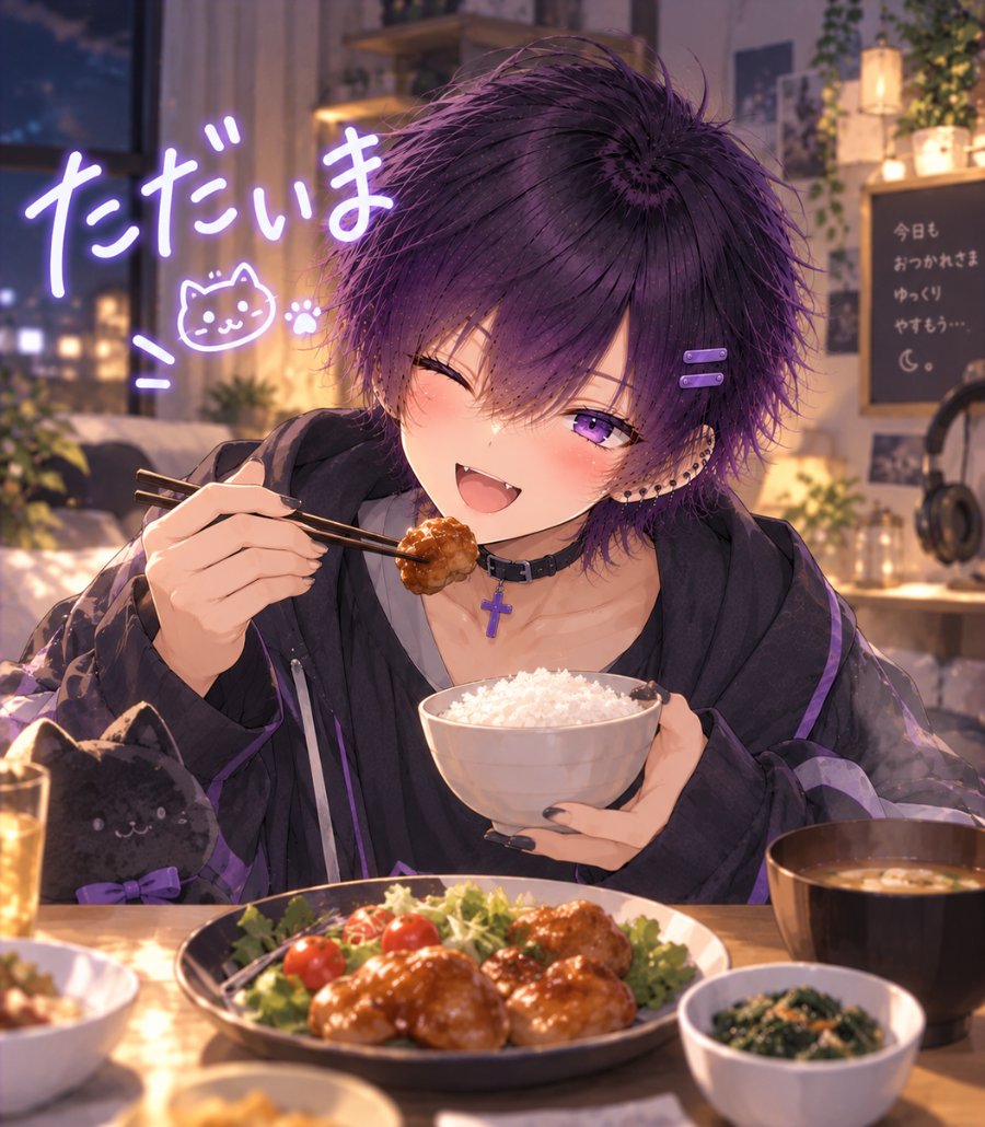 vt121477's tweet photo. こんばんは〜!🌙✨
ただいま帰宅!( > _ < )🏠
これからのんびりご飯食べて、
配信の準備にとりかかります🍚🥢
深夜1:00からの『Project Mist』
配信、お時間ある方はぜひ遊びにきてね!✨
🔗 配信会場👇📺
https://t.co/PpXCmTXVNo
#Vtuber #配信告知 #ProjectMist https://t.co/ekCXARhA1U