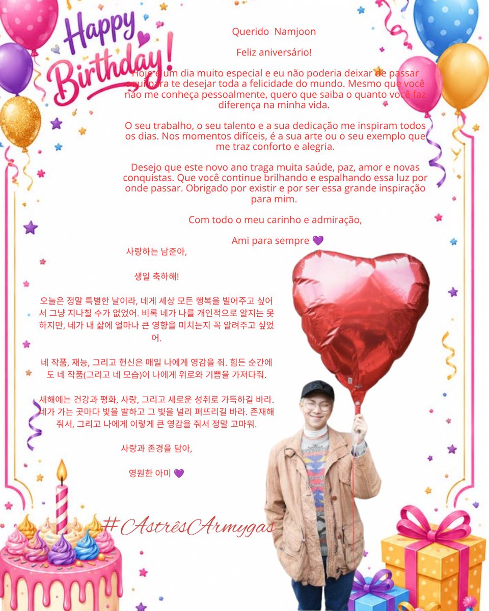 martabitty's tweet photo. 사랑해요🥰🇧🇷
#HappyBirthdaykimNamjoon 
#AstresArmygas
#to_artist
#Dear_RM_from_ARMY
#ARIRANG2026 https://t.co/OL8LkVwAUJ