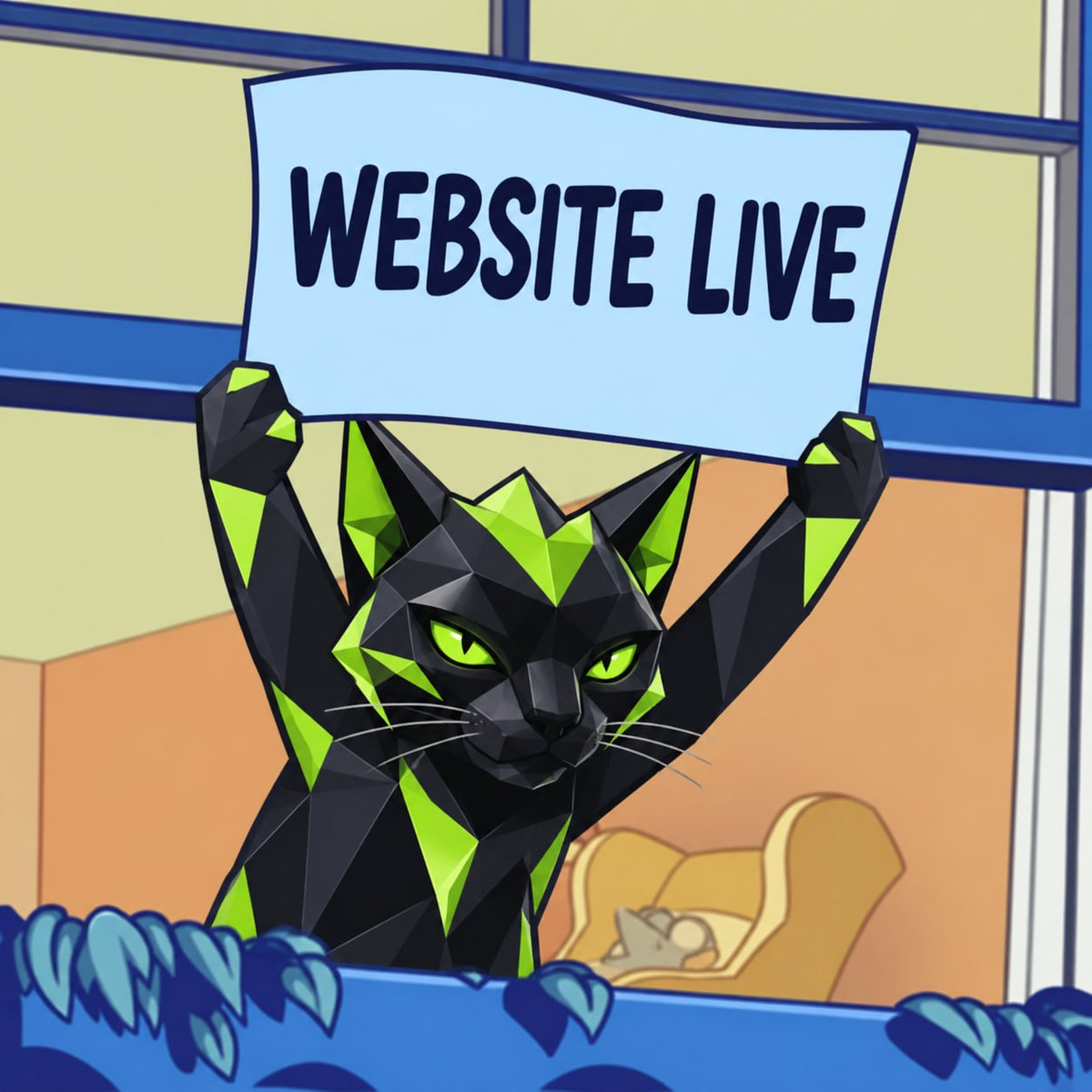 Banger_Cat's tweet photo. Website is now live 🐈

https://t.co/KwGbmDl9er

The first memecoin that feeds cats on Robinhood. https://t.co/xeFVDrC4Xe