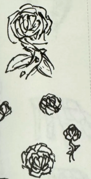 endeloresrose's tweet photo. Messy doodles when I was at work the other day https://t.co/1i2VxDdOoa