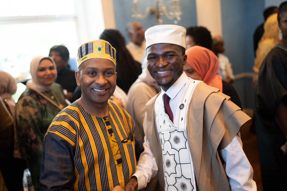 NYCMayor's tweet photo. September is African Immigrant Heritage Month — a time to celebrate the many African communities that have helped shape New York and our nation. 

It was a joy to celebrate alongside African New Yorkers whose cultures and heritage are woven into the fabric of our city. 

Africa is alive in every corner of New York: in the Nigerian bakeries along Glenmore Avenue, the shops of Harlem’s Le Petit Sénégal and the Egyptian restaurants of Steinway.

This month, we honor the African immigrants who have made a home here without ever leaving home behind. Our city is better because of them.