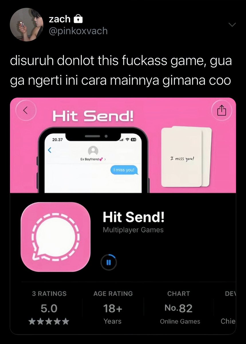 jaxvmin's tweet photo. POV: sending risky texts to that one “mantan kandung”
—nomin five tweets https://t.co/3JWGy9ZqgY