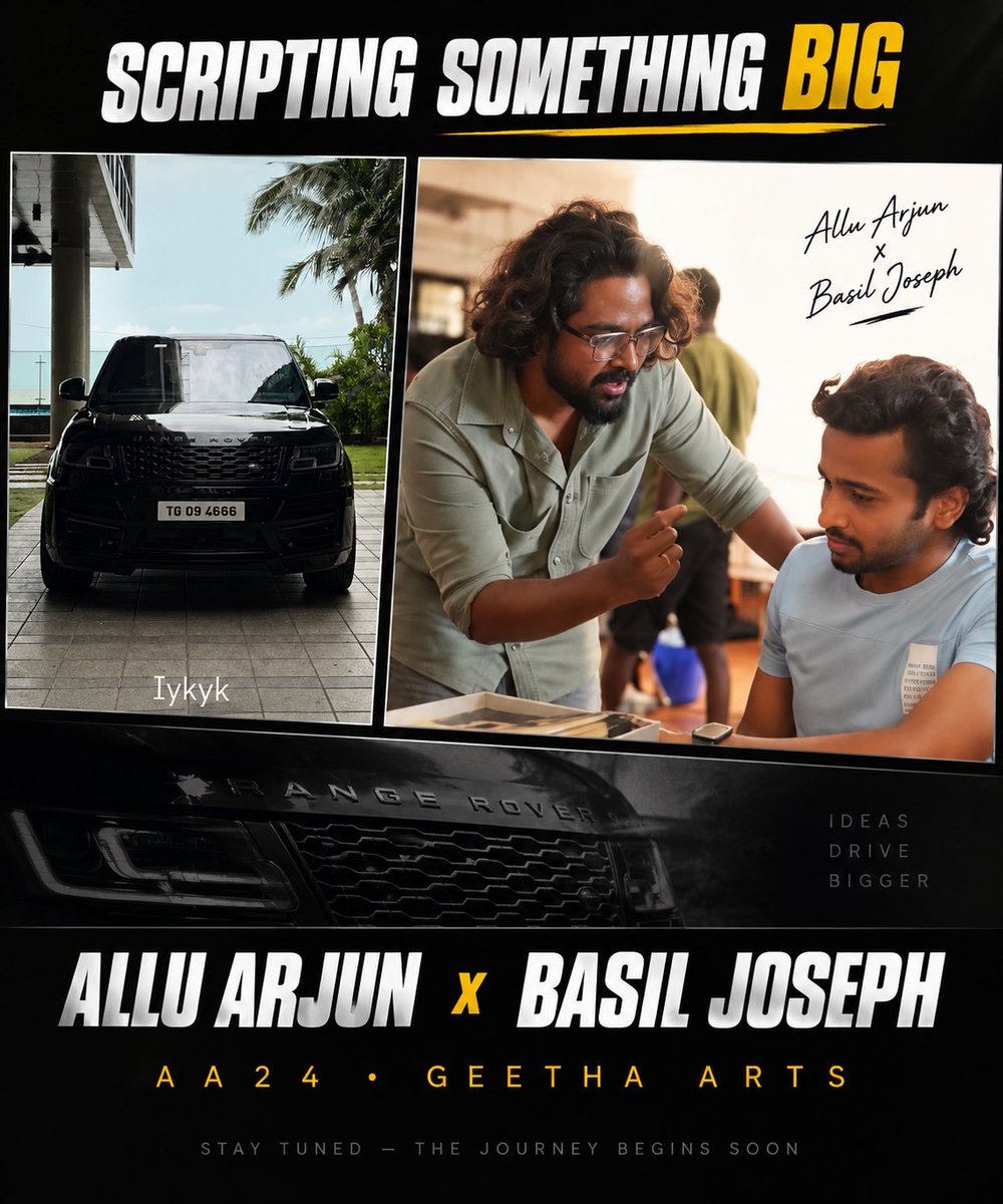 AlluArjunFFANS's tweet photo. Script writer of #MinnalMurali &amp; co writer of #AA24 - #ArunAnirudhan's instagram story 🔥 🔥 https://t.co/VnpgBusssF