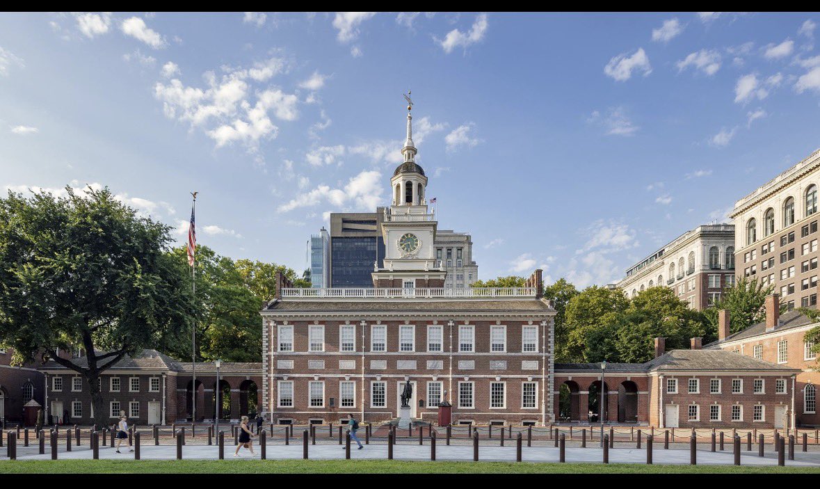 kanrani1's tweet photo. Philedelphia, USA where USA constitution was written and signed. https://t.co/IZPdnLzFn1