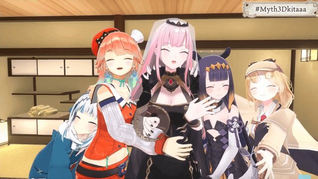 Moondog_94's tweet photo. Myth is a testament of pure determination through many highs and lows. Calli, Kiara, &amp; Ina still provide their best honest selves so that we all can enjoy cheering them. They all have my highest adoration even to this day. 

Happy Anniversary Myth and HoloEN ❤️🧡💜💙💛 #HoloMyth https://t.co/yrlyRRBaiK