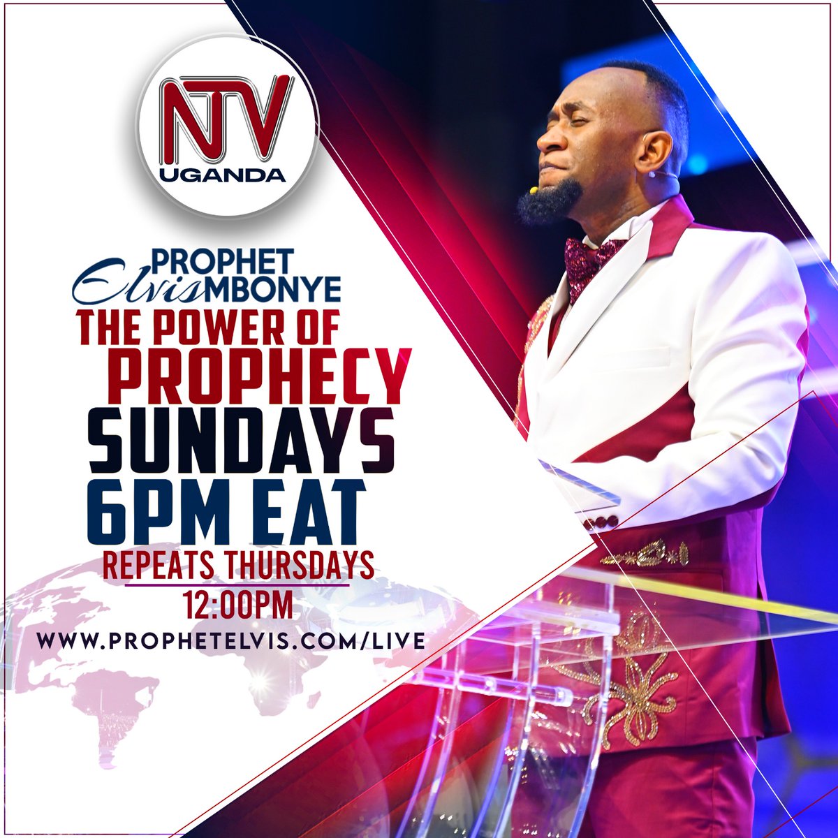 ntvuganda's tweet photo. What does God have in store for you? Join us for a powerful time of prophecy, prayer and spiritual insight on #NTVPowerOfProphecy tomorrow at 6:00 pm. https://t.co/jPd5a3jKc8