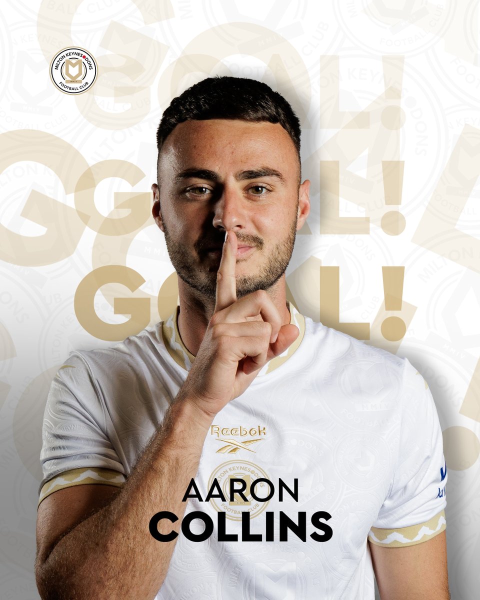 MKDonsFC's tweet photo. 28: GOAL!!! Aaron Collins finds the back of the net to put the Dons in front!

#MKDPET | 1-0 | #COYD https://t.co/U1mmiHoOoQ