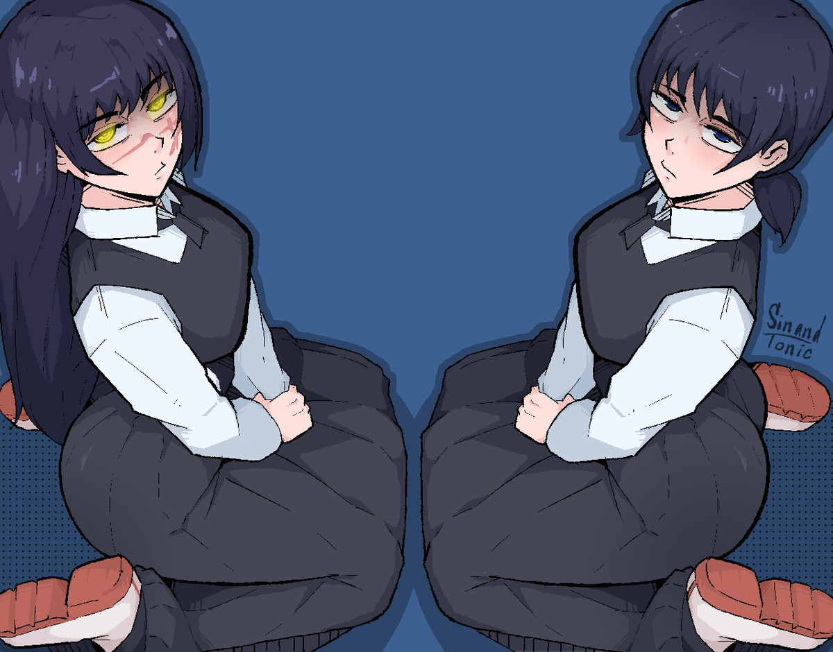 SinandTonicArt's tweet photo. Asa/Yoru https://t.co/XVZFDjwEDu