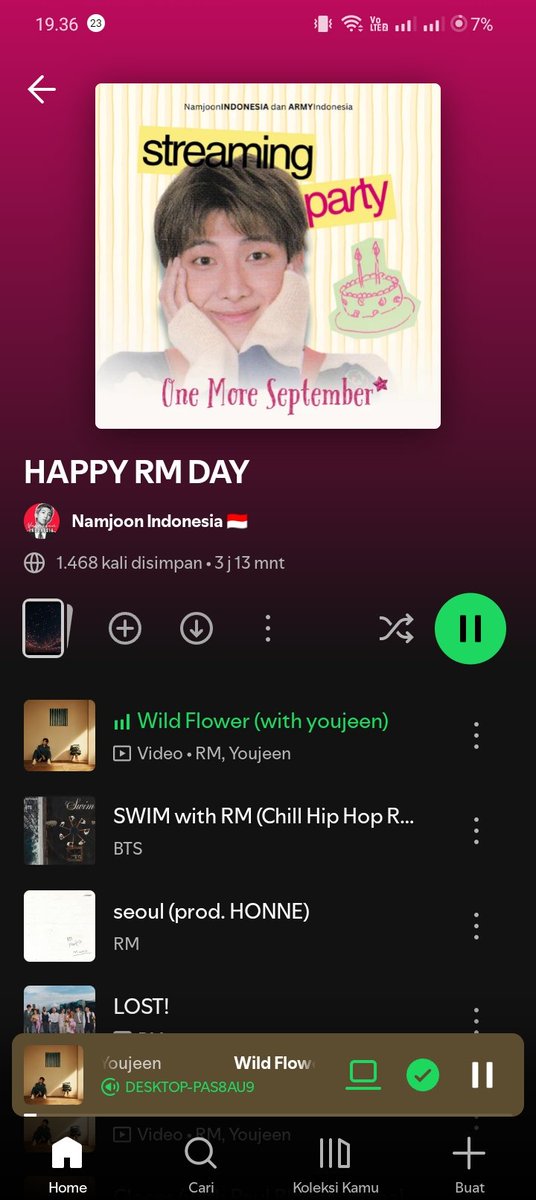0000nata0's tweet photo. @laviedenoona @BTS_twt HAPPY BIRTHDAY RM
#OneMoreSeptemberWithRM https://t.co/7PS20bCz5M