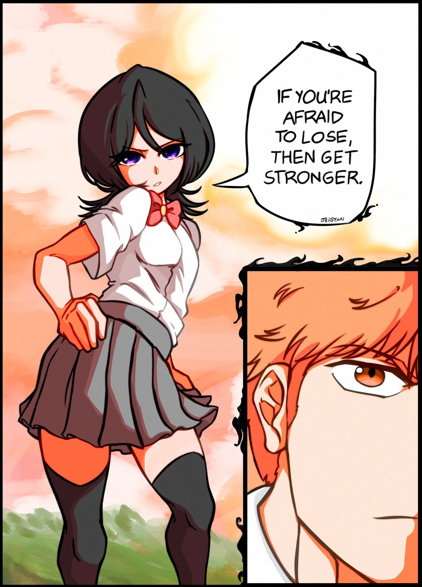 jeistari's tweet photo. #Bleachㅤㅤㅤㅤㅤ 
Rukia and Ichigo https://t.co/nRO2lL6T2L