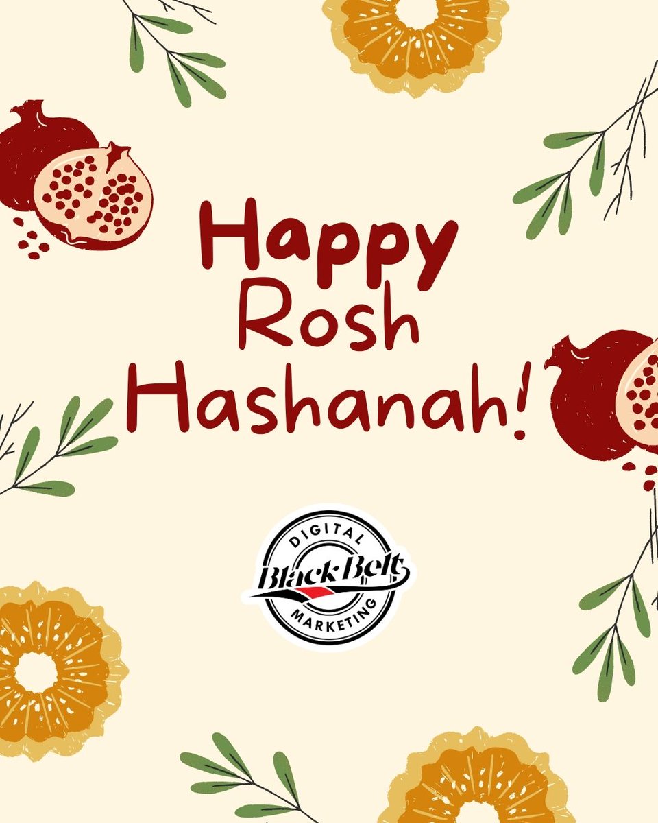BlackBeltDig's tweet photo. 🍎✨ Wishing you a sweet new year filled with fresh starts, meaningful connections, and plenty of success! Black Belt Digital Marketing wishes everyone celebrating a happy and prosperous Rosh Hashanah. Shana Tova! 🍯

#RoshHashanah #ShanaTova #JewishNewYear https://t.co/9j2XhWTIbd