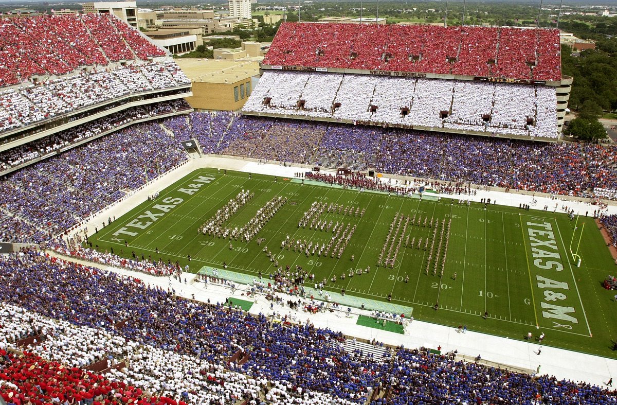 Bush41Library's tweet photo. Happy Gameday, Ags!

Today, we honor the 25th anniversary of 9/11 and the game that united Aggieland in patriotism. In a time of grief, that stadium became a lasting symbol of unity, pride, and the enduring American spirit.

📷: Glen Johnson, Texas A&amp;M Athletics https://t.co/XlDSDp4PAT