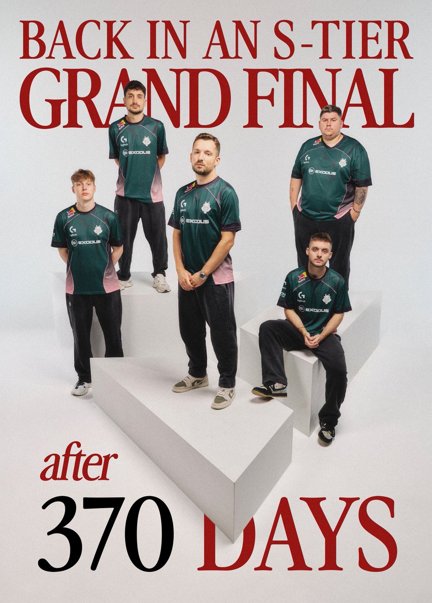 G2CSGO's tweet photo. WE'RE BACK. https://t.co/UpxMS3j7so