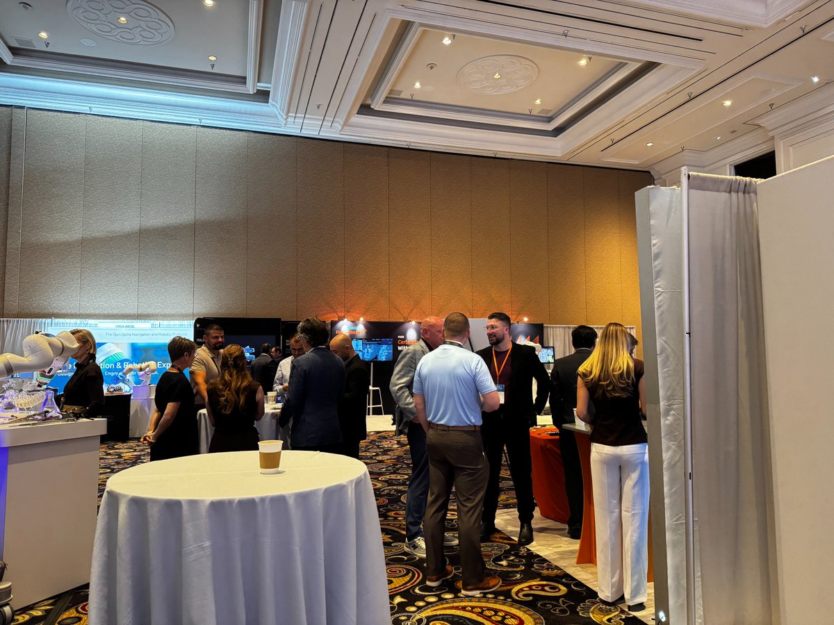 ForSpine's tweet photo. Day 3 of #SMISS26 is underway!

We’re starting the final day with breakfast in the Exhibit Hall before turning to an important question: How do we effectively teach, learn and continue advancing minimally invasive spine surgery? https://t.co/HjwLJJ3Rg7