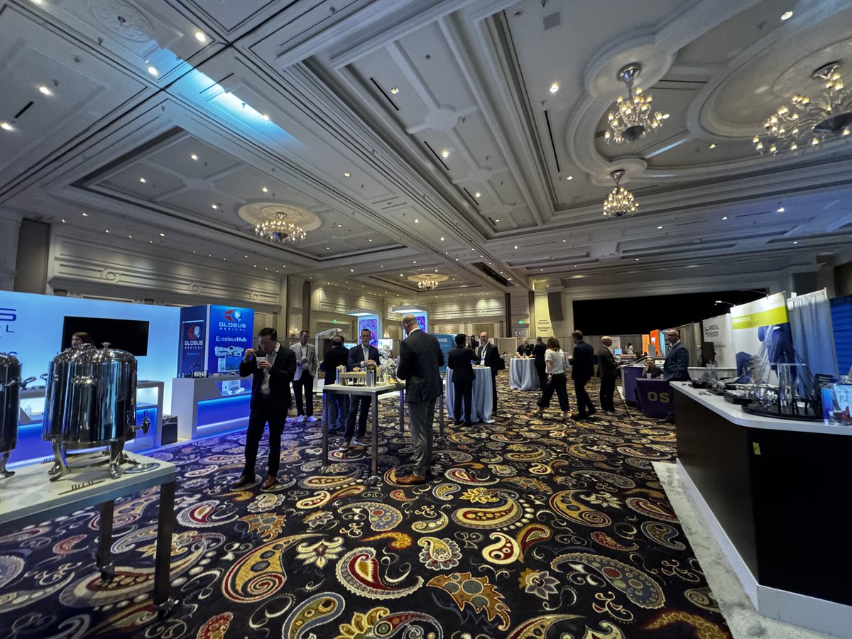 ForSpine's tweet photo. Day 3 of #SMISS26 is underway!

We’re starting the final day with breakfast in the Exhibit Hall before turning to an important question: How do we effectively teach, learn and continue advancing minimally invasive spine surgery? https://t.co/HjwLJJ3Rg7