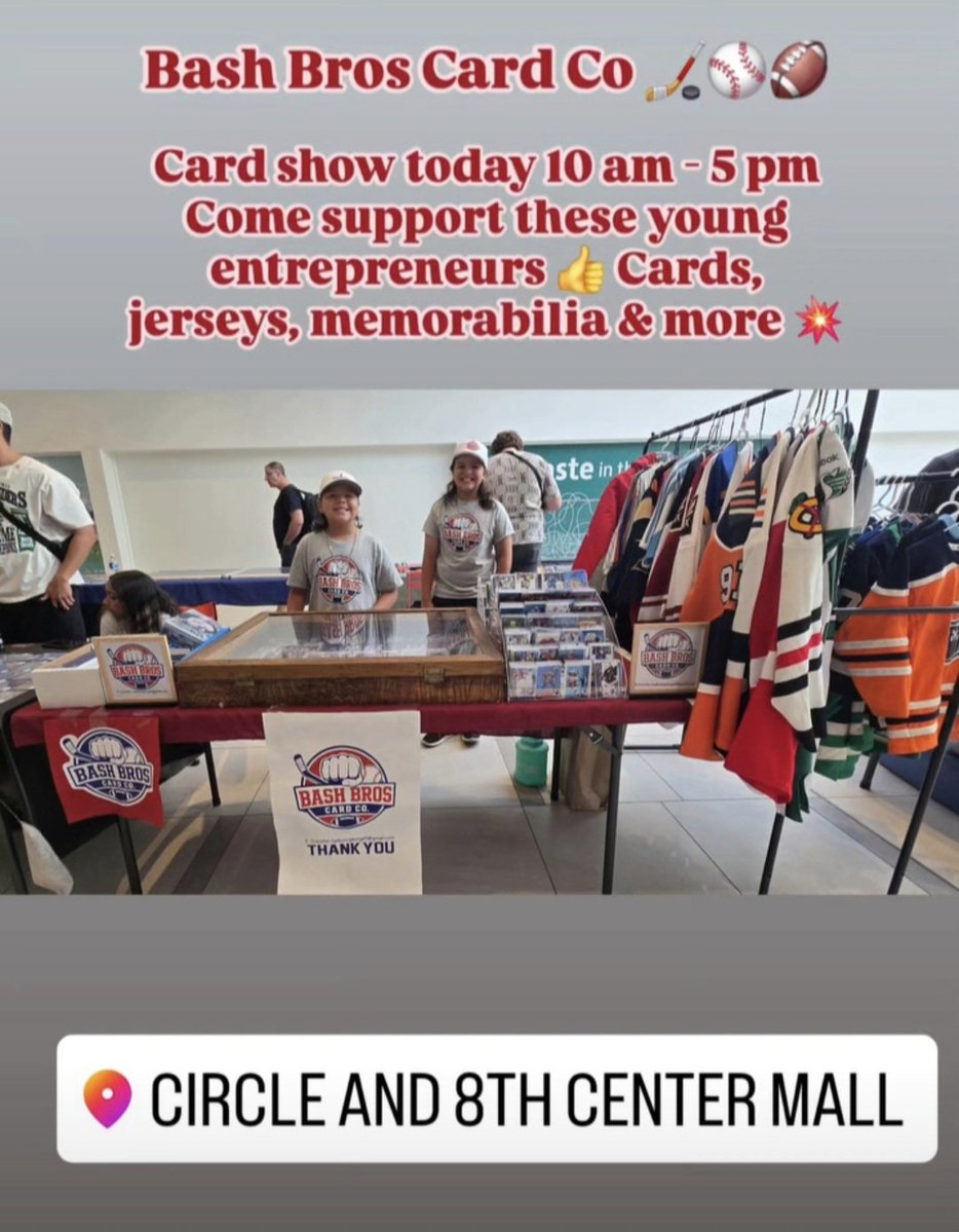 Big_G_09's tweet photo. Good morning 🌞 Come support the fellas #cardshow 🏒 ⚾️ 🏈 today here in #Saskatoon 🌾 🇨🇦 Thanks and have a great day y'all ❤️🙏 🐂 @burnsieoriginal https://t.co/RWph4OwLVW