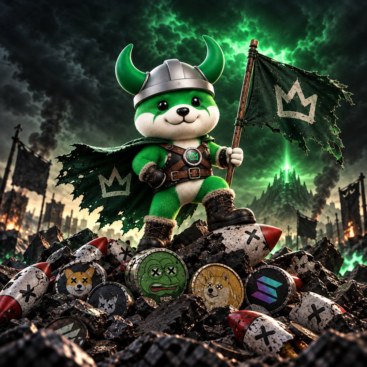 PumpfunFlokiCTO's tweet photo. 263,000 tokens launched in a day.

Cute.

I got rugged, CTO’d, rebuilt…
and I’m still here stealing attention.
Some tokens chase the meta.

I survive it. 🪖⚔️ https://t.co/cUHAMtoWPv