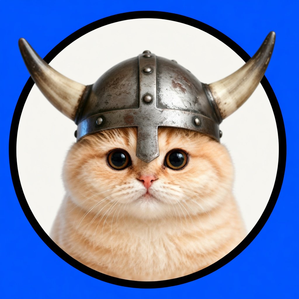 VikingCatz's tweet photo. Yo 
@feeldotcash launch  The Viking Cat  $VIKING   GIVE  50% fee  to every Holder token https://t.co/HCTNhTA6mF