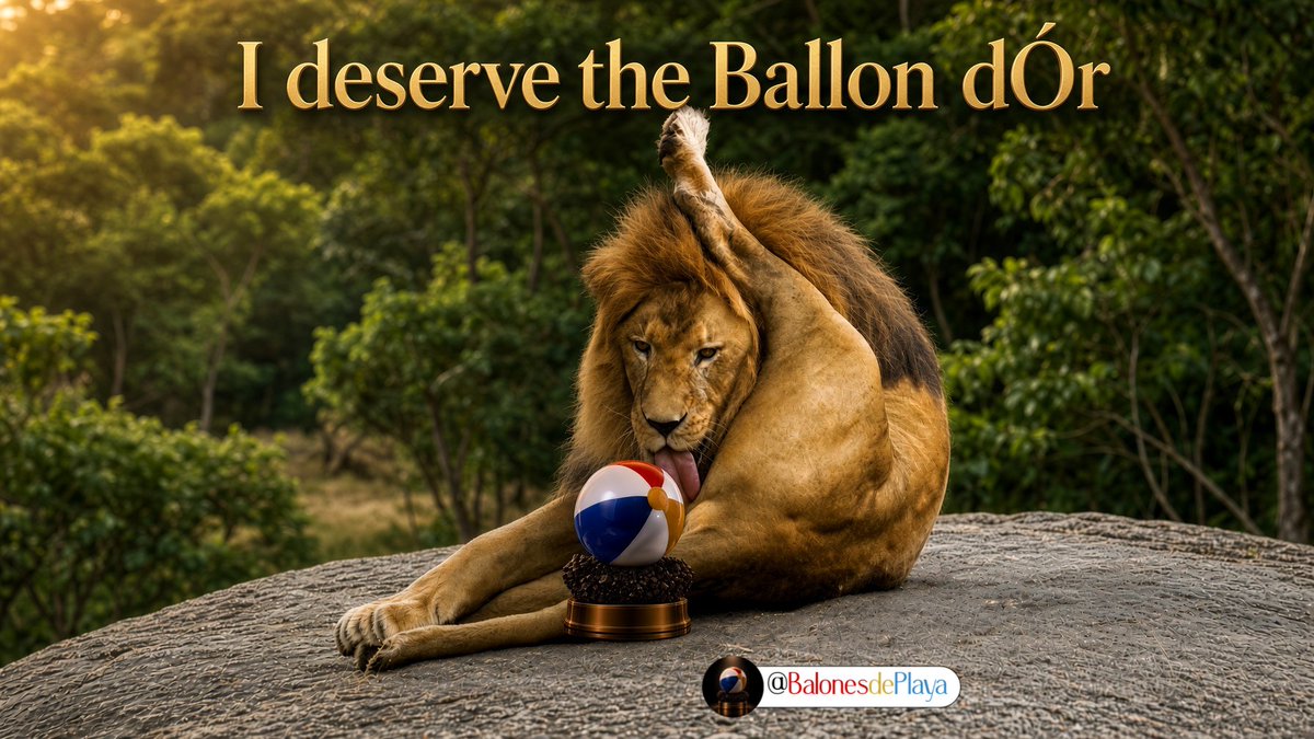 BalonesdePlaya's tweet photo. The “I deserve the Ballon d’Or” series starts today.

Every now and then we will honour one player who is currently licking his own golden beach balls.

Self-cleaning. Self-nominating.
The delusion is real.

Tag your favourite candidate.
@ballondor https://t.co/FelRAkzNK0