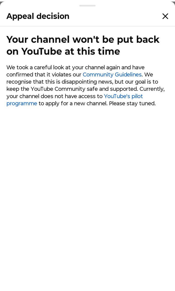 priyeshhind's tweet photo. Hello YouTube Team, I keep receiving the same automated response saying that my previous appeal was recently denied. However, I believe my case needs a genuine human review 🙏
@TeamYouTube @YouTubeIndia

https://t.co/LjhZcD2nTJ

@TeamYouTube @YouTube @YouTubeCreators https://t.co/TZOm50rBYB