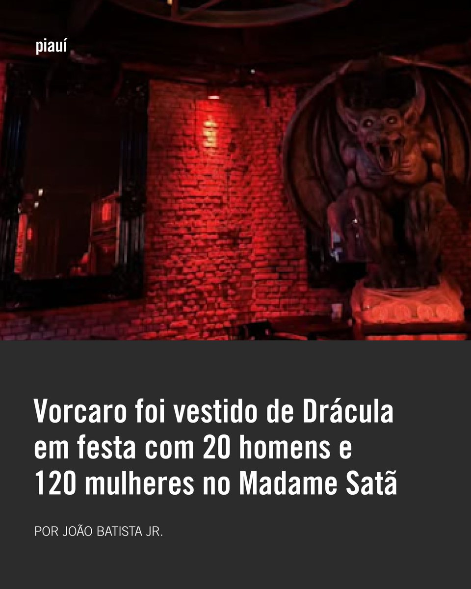 revistapiaui's tweet photo. A maior preocupação de Vorcaro na festa de Halloween era com a privacidade de seus convidados. Em mensagem por Whatsapp, ele citou o procedimento padrão na entrada: “Telefone na porta”.
O amigo Fábio Faria respondeu: “E segurança dentro.”
Leia: https://t.co/kIQ04aPd05 https://t.co/curGEf1Rzj