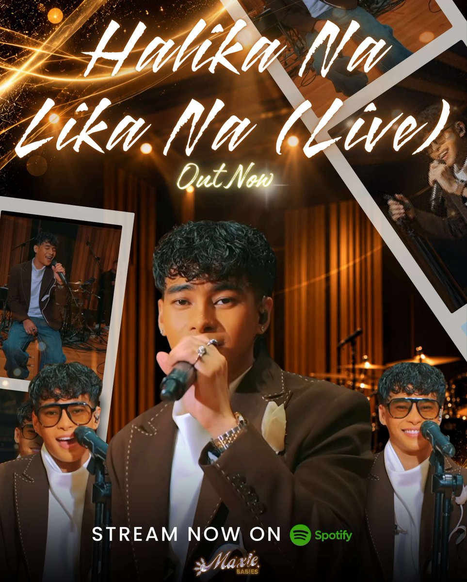 MaxieBabies's tweet photo. Halika na, lika na, babies! 💙 Maxie Andreison's live performance of this song is now streaming on Spotify. Stream it now. 🤗
🔗: https://t.co/ltcgiSutJT
🎨: @ymahfrancine_
#MaxieAndreison #HalikaNaLikaNa #HalikaNaLikaNabyMaxie https://t.co/HPMXwMCG4H