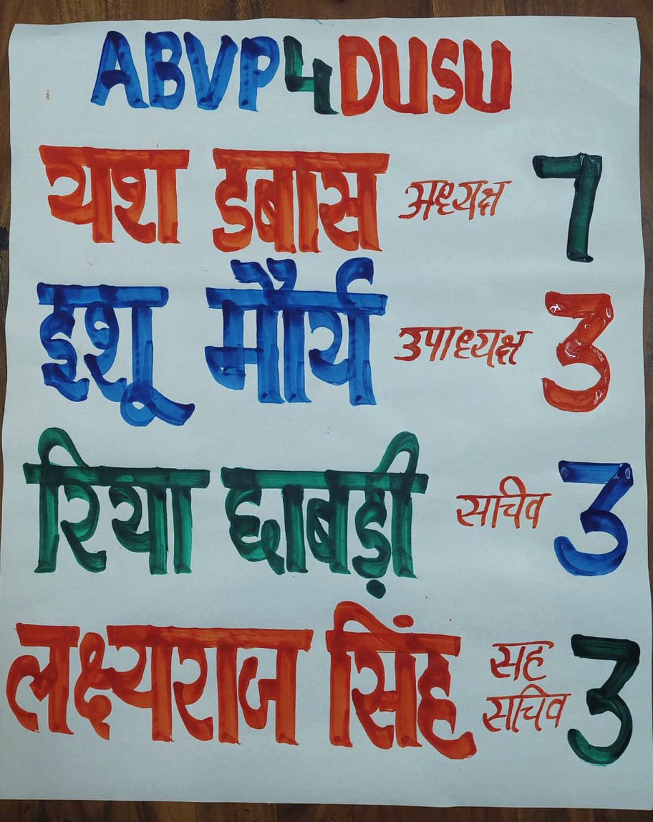 iGauravAttri's tweet photo. #ABVPForDUSU
#7333 https://t.co/SMvbQDs1T9