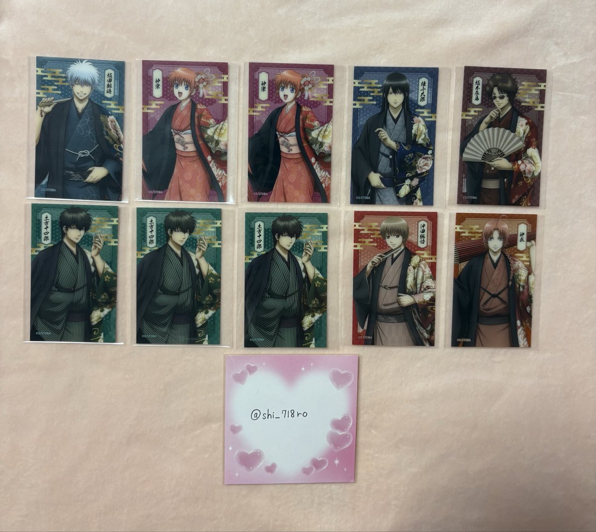 shi_718ro's tweet photo. 【交換】 銀魂 片面花柄和装 トレーディングコンパクトクリアシート トレーディングイラストシート
求)高杉
譲)画像のもの
郵送📮のみになります。
大変難しいと思いますがお気軽にお声かけください(՞ ܸ. .ܸ՞)" https://t.co/w85L5wfvoS