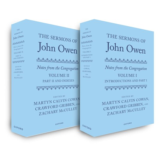 zamccul's tweet photo. Releasing this December, The Sermons of John Owen: Notes from the Congregation, with Oxford University Press.

These two volumes include around 70 previously unpublished sermons (784 pages), including the eight that I discovered several years ago at the @BeineckeLibrary. 

@martyncowan @GribbenC