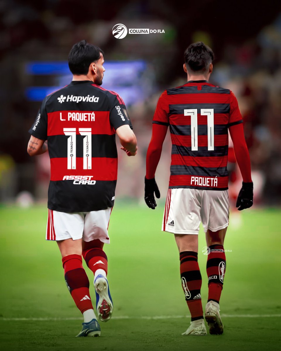 ColunadoFla's tweet photo. AGORA! 🚨

Lucas Paquetá é o novo camisa 1️⃣1️⃣ do Flamengo!

O Cria herda o número após a saída de Cebolinha. ❤️🖤 https://t.co/AL6xe9Gthy