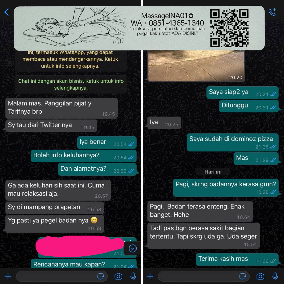 Hellomassage01's tweet photo. relaksasi/pijat setelah bekerja itu adalah pilihan yang bijak. pijatnya tersedia disini dan melayani panggilan.

infoo: https://t.co/vCoLcnKvZF

terapis pria, stay jakarta, amanah dan profesional… 

#pijatjakarta
#pijatdepok
#pijatbekasi
#pijatbogor https://t.co/dveYj6XUCR