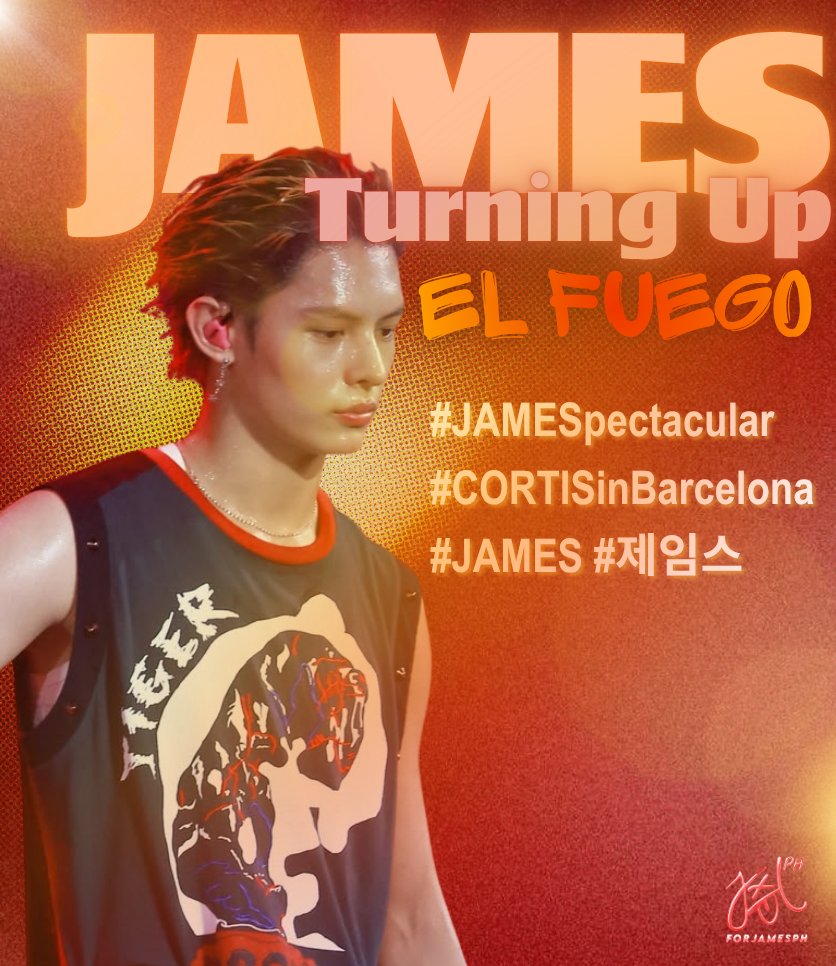 forjamesph's tweet photo. 🔥 HASHTAG PARTY FOR JAMES 🔥

Are you ready to witness JAMES turn up the fire in Barcelona? 🇪🇸👀

Join the party and let’s flood the timeline with appreciation for JAMES!

🦅 TAGLINE &amp; TAGS

JAMES TURNING UP EL FUEGO

#JAMESpectacular
#CORTISinBarcelona
#JAMES #제임스 https://t.co/xEqe0llEfk