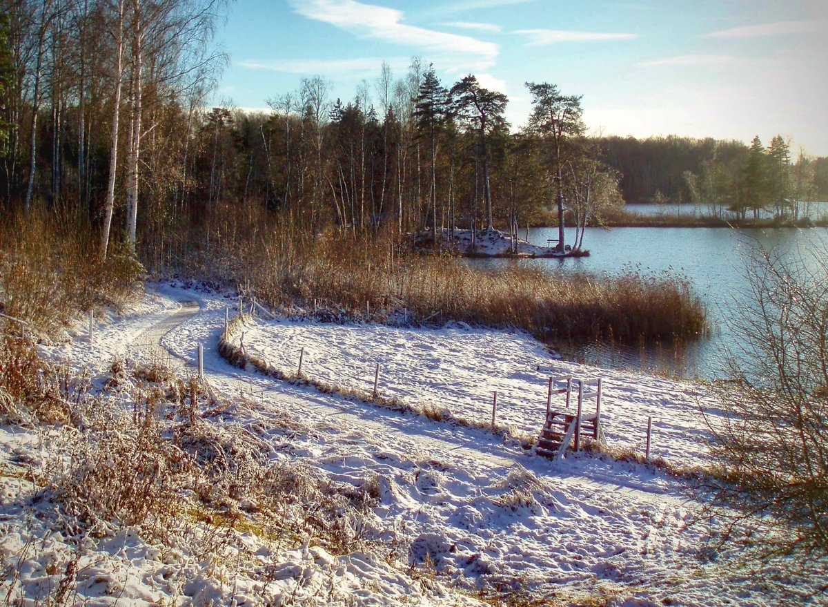 ullipix's tweet photo. Time rushes past, but some views... they never leave you.
This was the view from my bedroom window
growing up in Sweden - every season, every day. Taken in 2007, and I still carry this place with me always.
#Sweden #ChildhoodHome #LakeView
#SwedishMemories #HomeView 
 #ThislsHome https://t.co/QkmiffhnbO