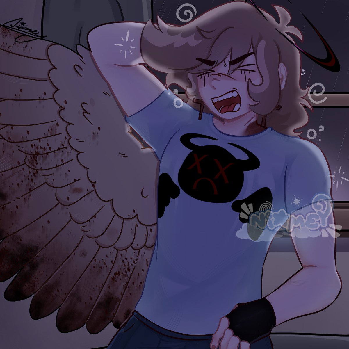 Niamey_11037's tweet photo. FINALLY
PRESENTING THIS ABSOLUTE GARBAGE HEHEHE
hope y'all enjoy and like this :3
He just woke up hehehe :D
#Fnfarmaros #fnfmod #fnfthekiller #fnfbbmod https://t.co/024FIT5NWv