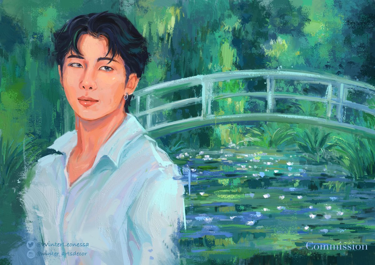WinterLeonessa's tweet photo. Namjoon in Art🎨🖼🐨🌱
#HAPPYRMDAY 
#HappyBirthdayNamjoon 
#HappyNamJoonDay https://t.co/f2rhnKjv20